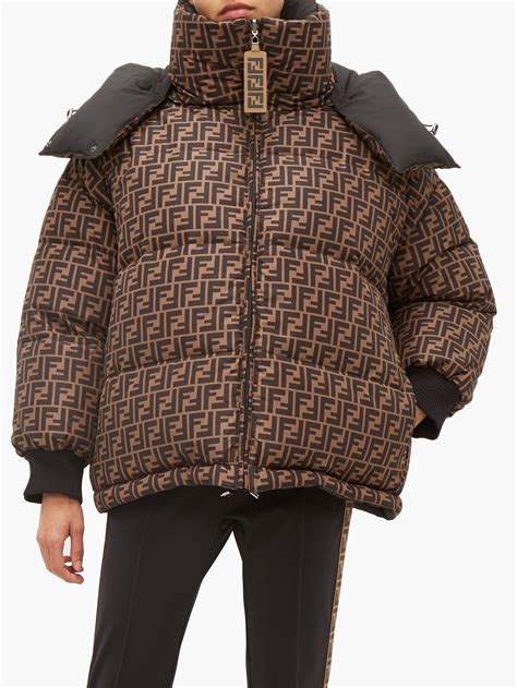 Fendi puffer jacket women's